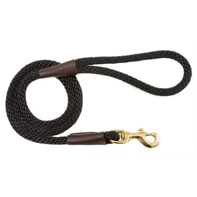 ### Dog accessoriesMendota Black Snap Leash 1/2 x 6 Ft