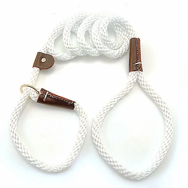 3. **Dog shoes are anti-slip and wear-resistant**White Large Mendota British Style Slip Lead 1/2 x 6 Ft