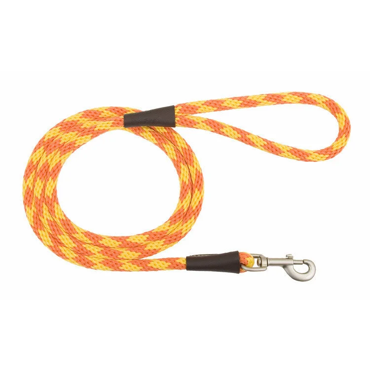 7. **Dog traction rope is automatically retractable**Mendota Amber Snap Leash 1/2 x 6 Ft