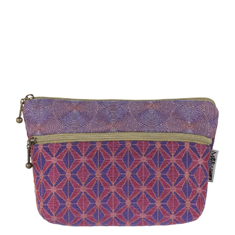 Cosmetic Bag-Kumiko Royal Purple