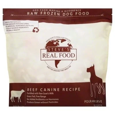 Steves Real Food Freeze Dried Beef Recipe Dog/Cat 1.25lb