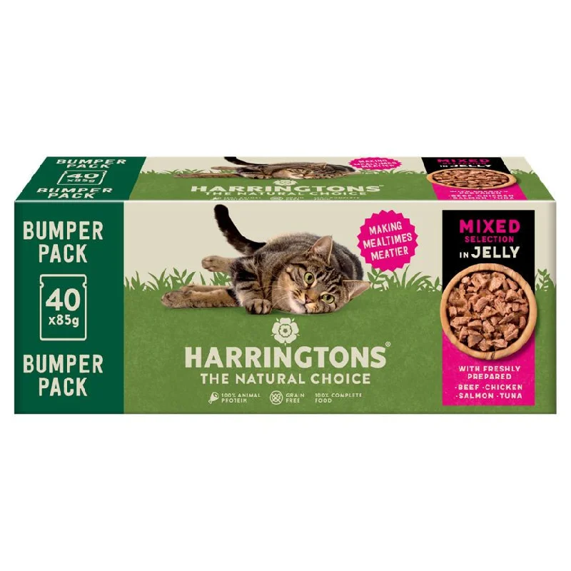    - Orijen cat food reviews  Harringtons Mixed Selection in Jelly Wet Adult Cat Food Bumper Pack