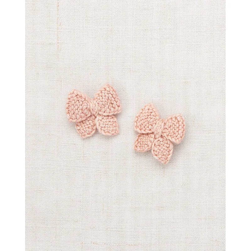 Misha and Puff  Faded Rose Baby Puff Bow Set