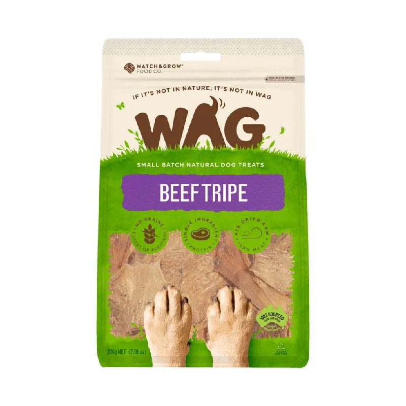 Wag Dog Treats Beef Tripe 200g