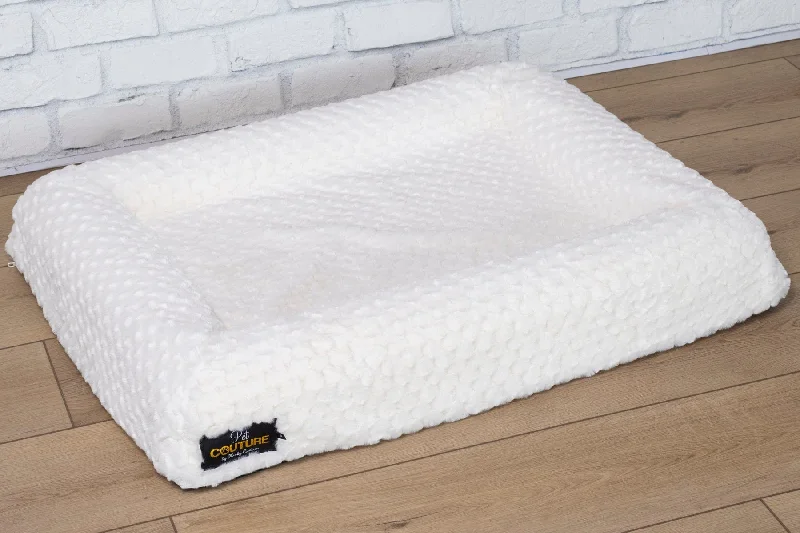 Cream Honeycomb Pet Bed