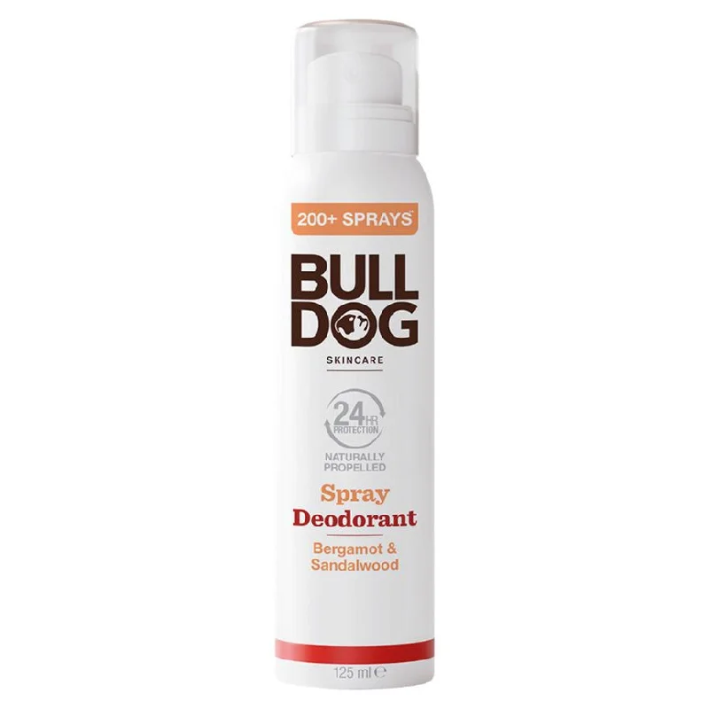 Bulldog Bergamot & Sandalwood Spray Deodorant 125ml