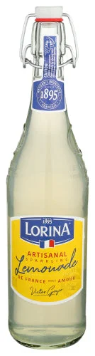 Lorina - Artisanal Sparkling Lemonade, 25.4 Oz - Pack Of 12