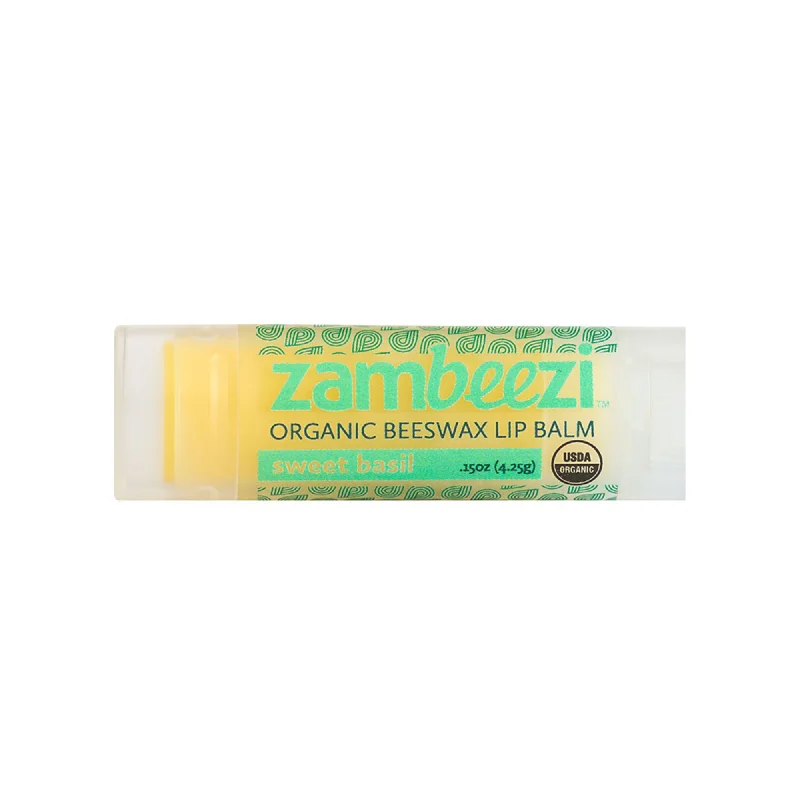 Zambeezi Organic Sweet Basil Lip Balm (0.15 oz) #10085990