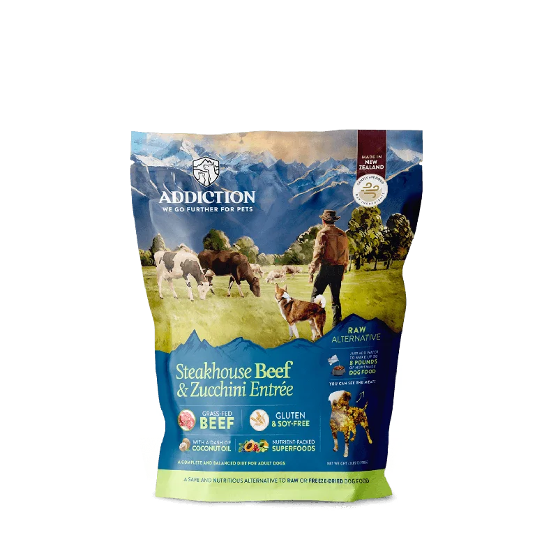 Steakhouse Beef & Zucchini Raw Alternative Dog Food