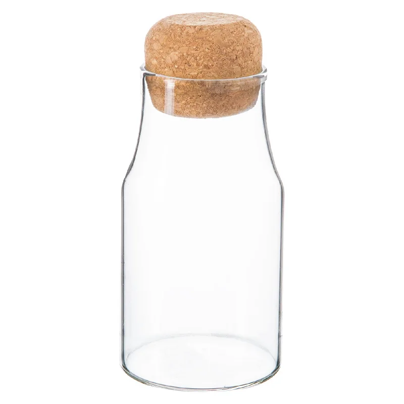 180ml Glass Storage Bottle with Cork Lid - By Argon Tableware