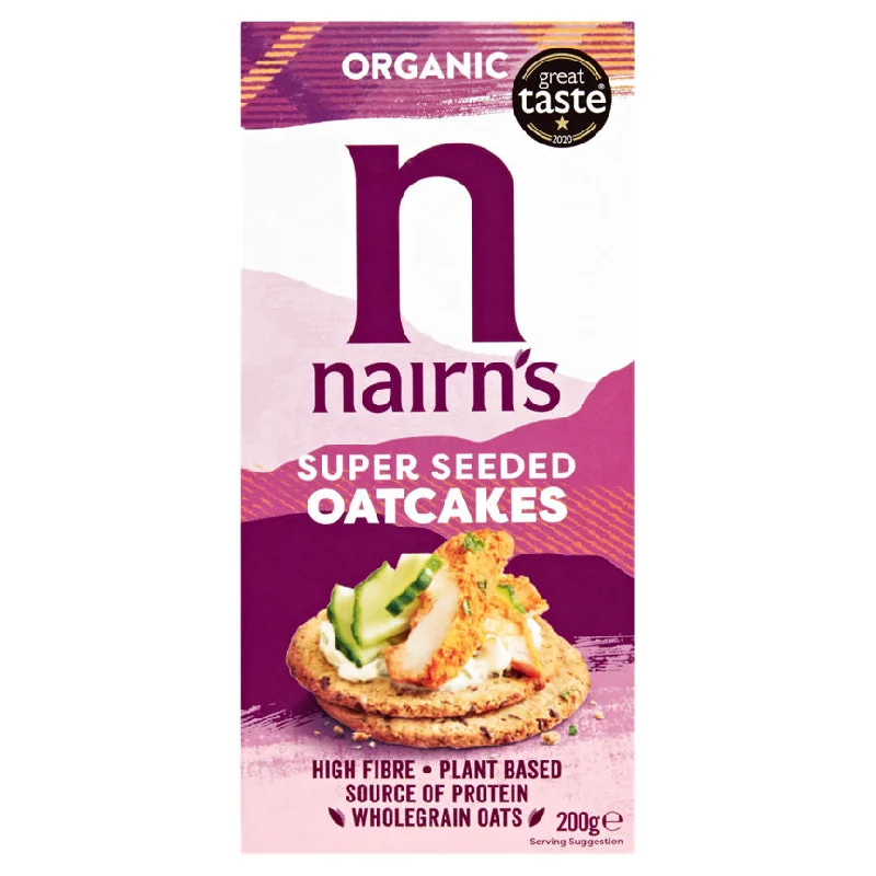 Nairn's Super Seeded Organic Oatcakes