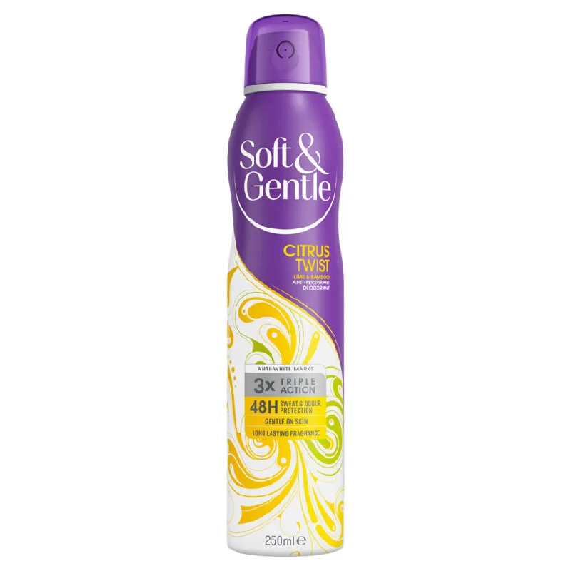 Soft & Gentle Citrus Twist Lime & Bamboo Anti-Perspirant Deodorant