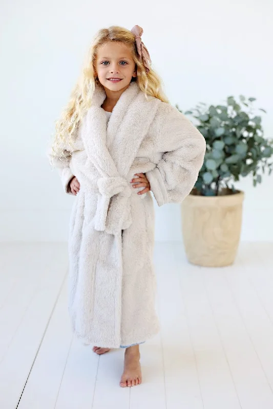 Kids Cream Robe