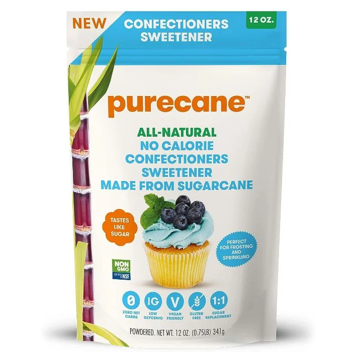 Purecane - Confectioners Sweetener 12 Oz - Pack Of 6