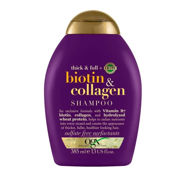 OGX Thick & Full+ Biotin & Collagen pH Balanced Shampoo   385ml