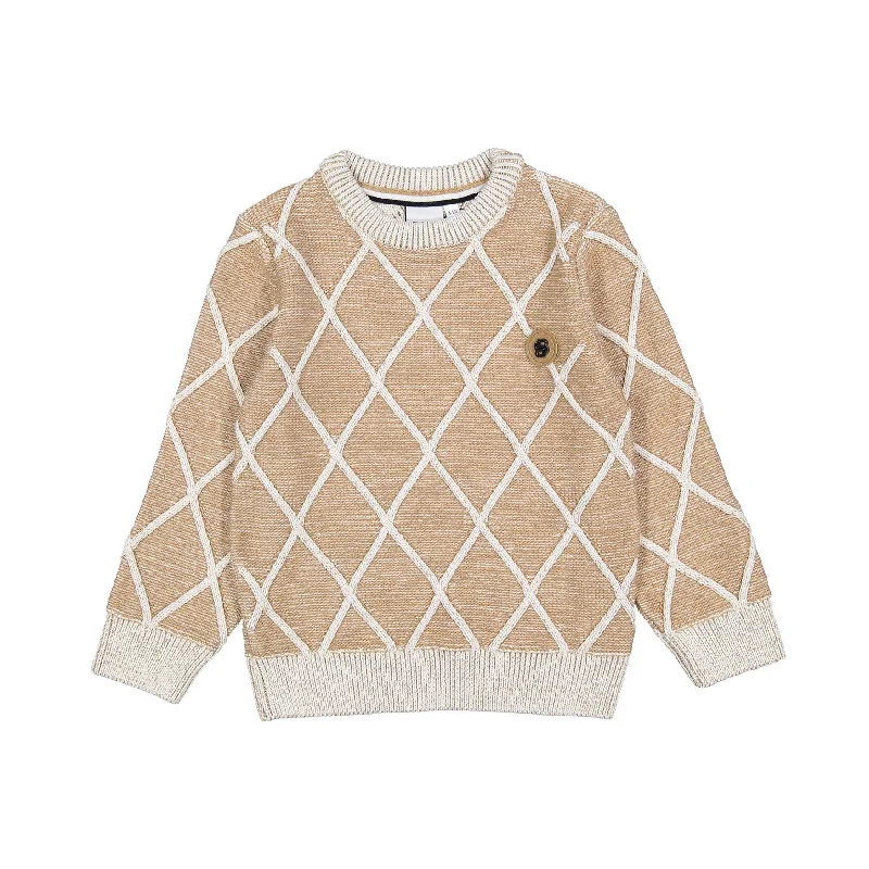 Hugo Boss Vaniall Diamond Pattern Sweater