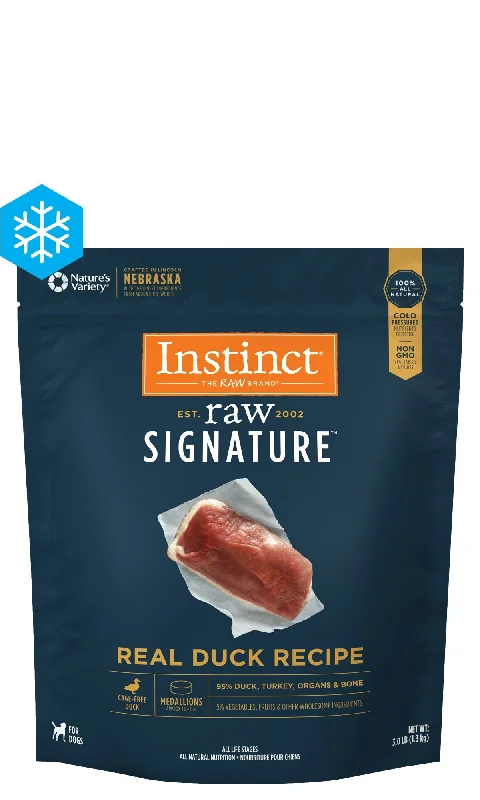 Instinct Raw Signature Frozen Medallions Real Duck Recipe