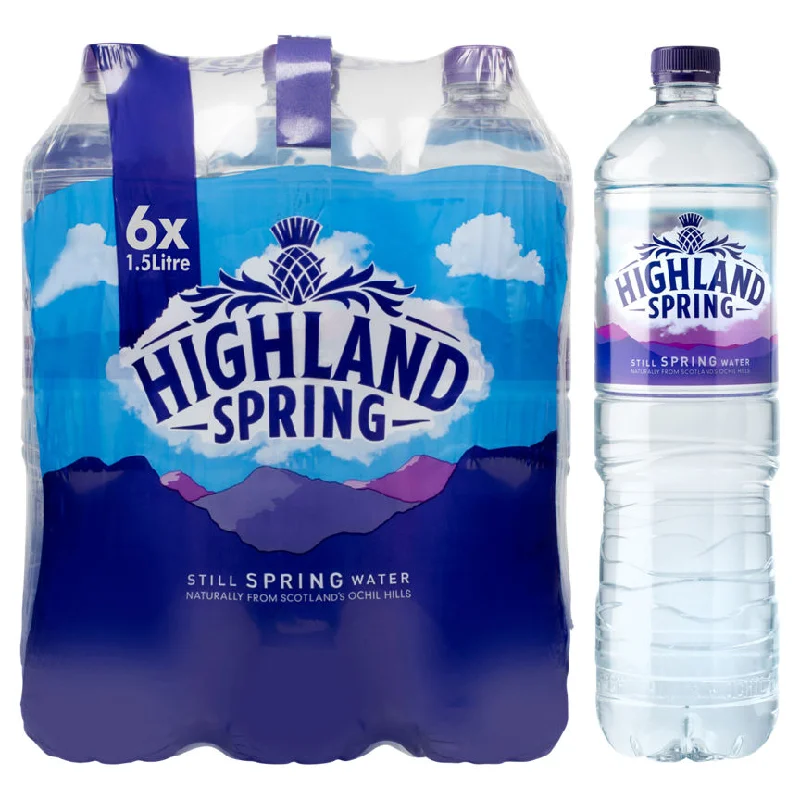 Highland Spring Still Spring Water Bottles