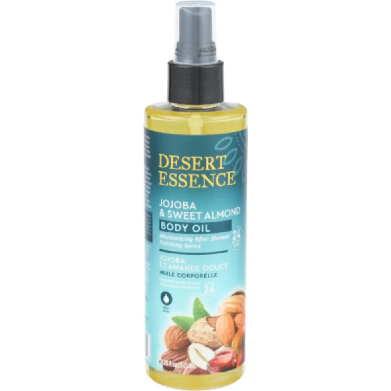 Desert Essence - Jojoba & Sweet Almond Body Oil Spray, 8.28 Floz