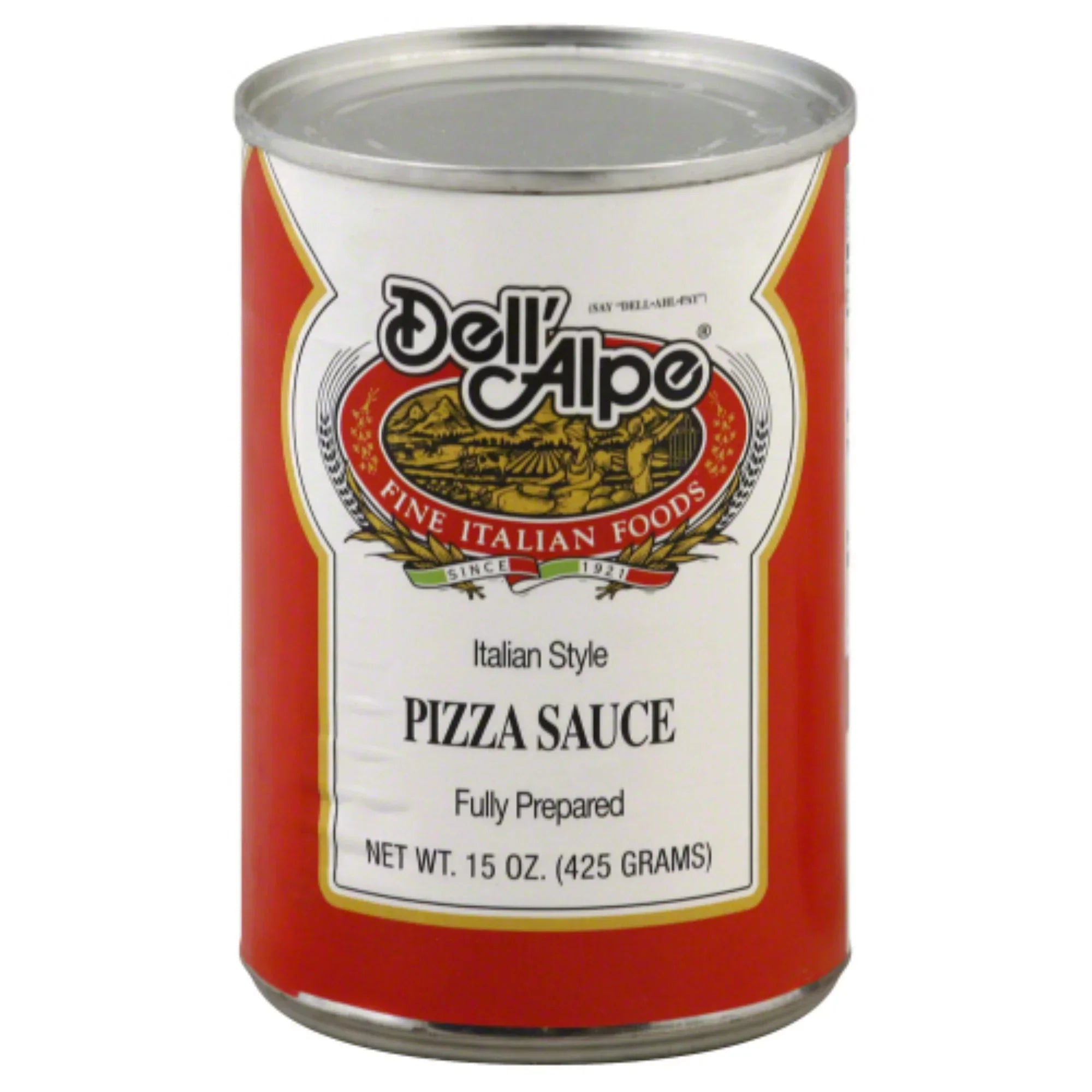 Dell Alpe - Pizza Sauce, 15 Oz (Pack of 12)