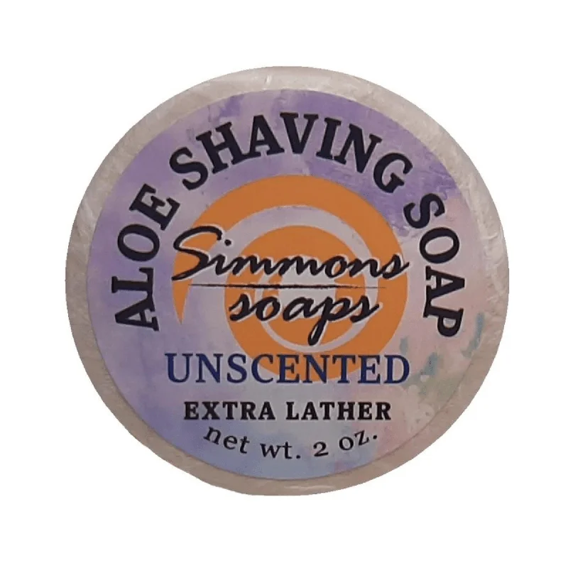 Simmons Natural Unscented Shaving Soap (2 oz) #10085973