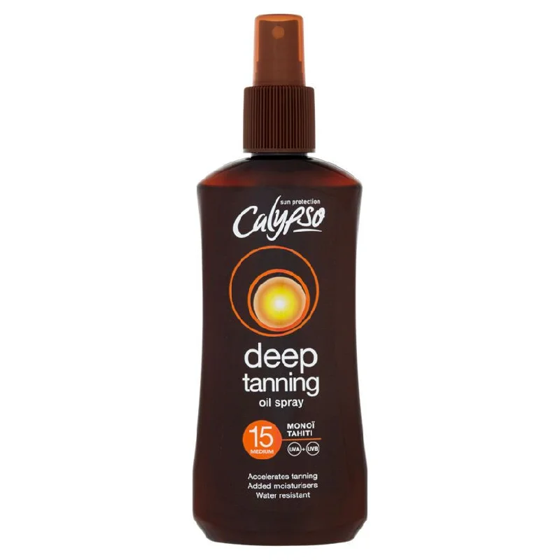 Calypso Sun Protection Deep Tanning Oil Spray 15 Medium