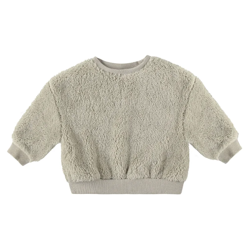 Rylee and Cru Pewter Drop Shoulder Sweatshirt