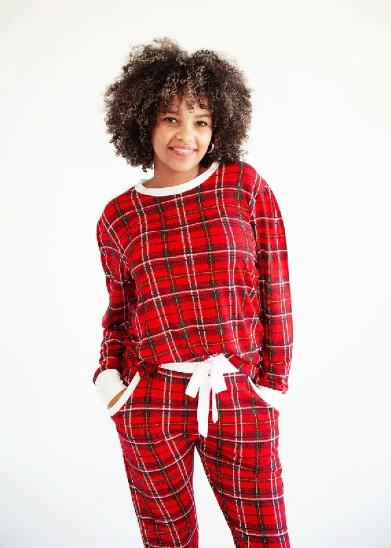 Must be Bamboo Pajamas - Red Plaid - Final Sale