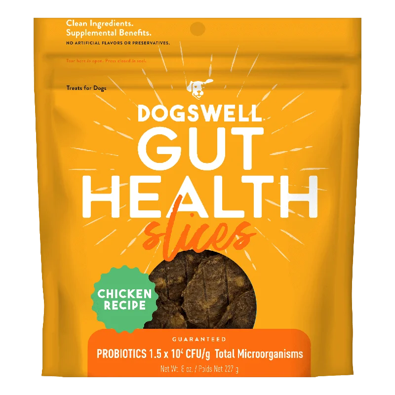 Dogswell Gut Health Slices Chicken Dog Treats