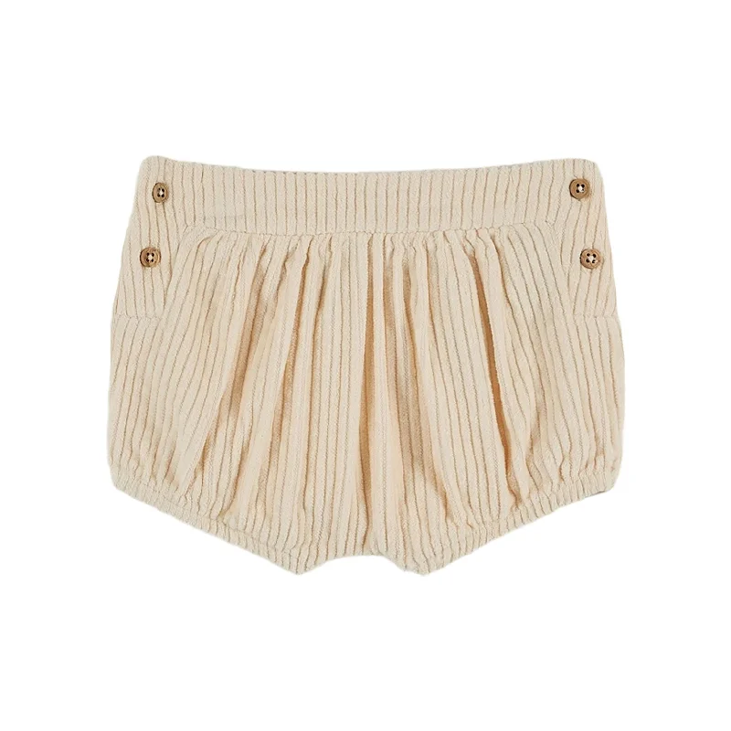 Emile et Ida Cream Velour Bloomer