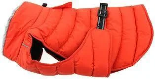 Doggie Design Puffer Coat Orange