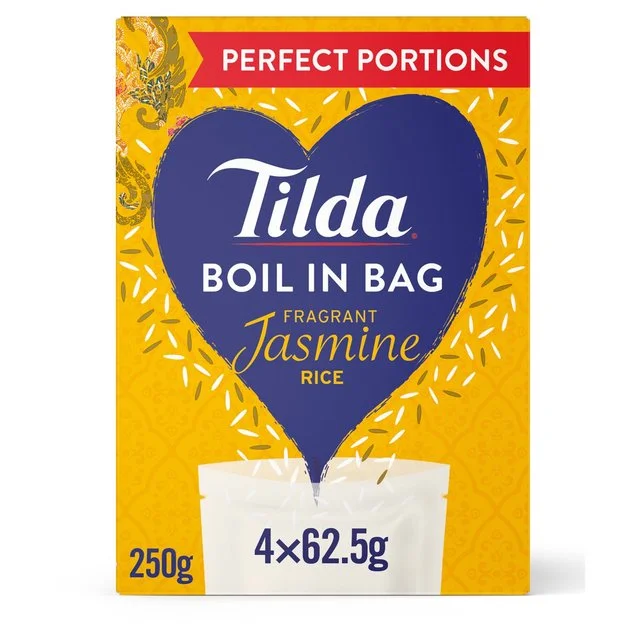 Tilda Boil in the Bag Fragrant Jasmine Rice   250g