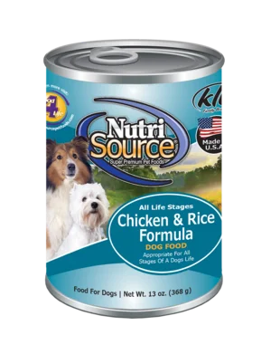 NutriSource Dog Chicken & Rice Can 13oz