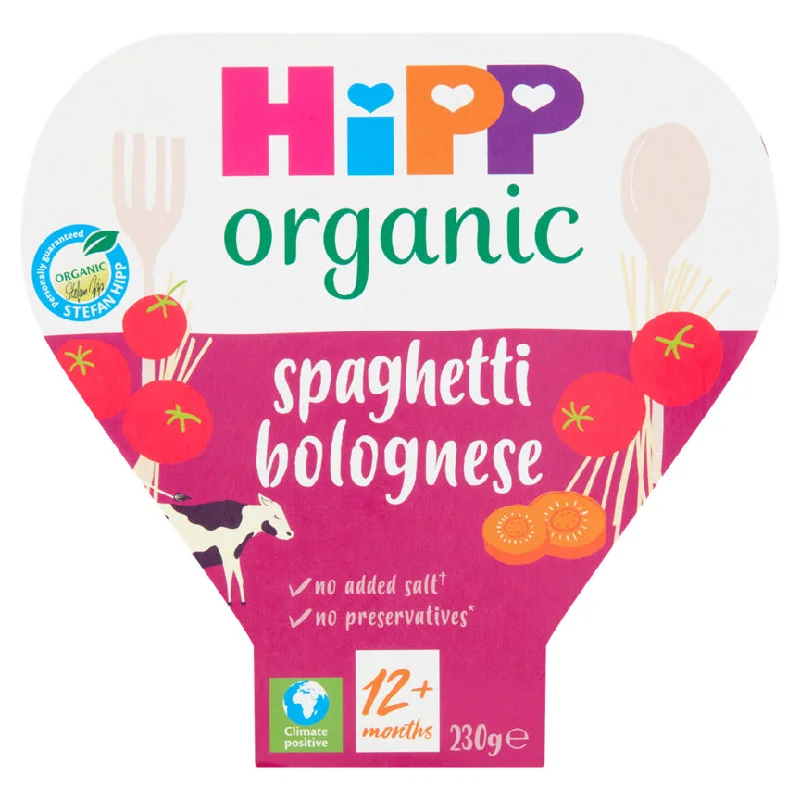 HiPP Classic Spaghetti Bolognese Toddler Tray Meal 1-3 Years 230g