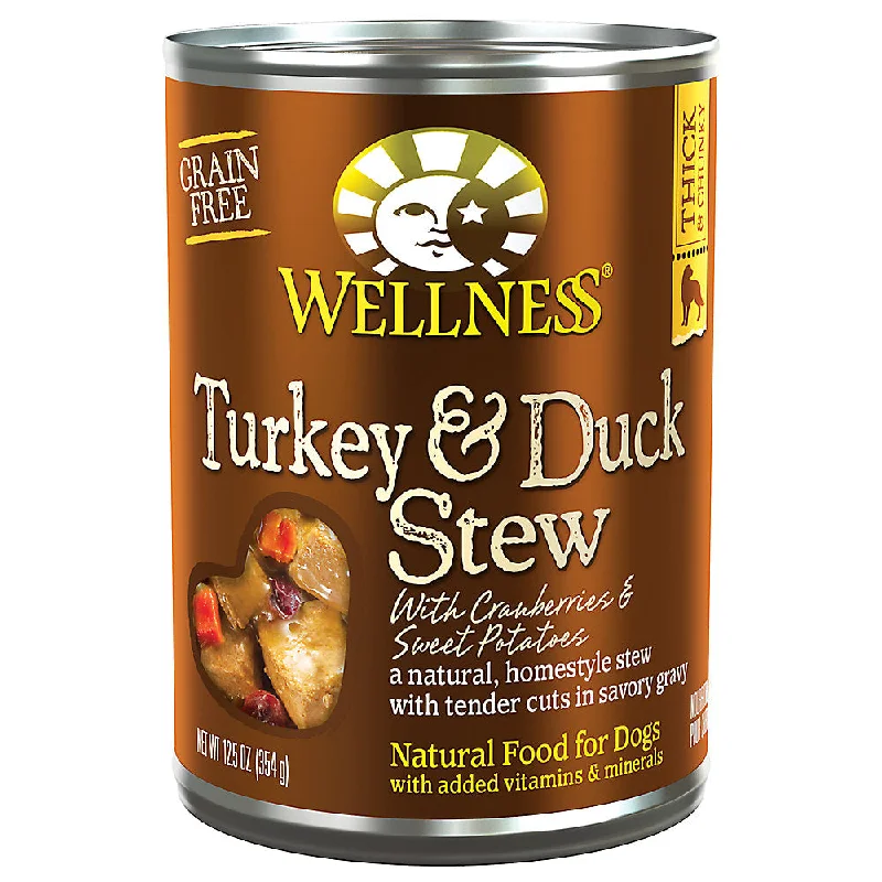 Wellness Dog Can Stew Turkey, Duck & Cranberry 12.5oz