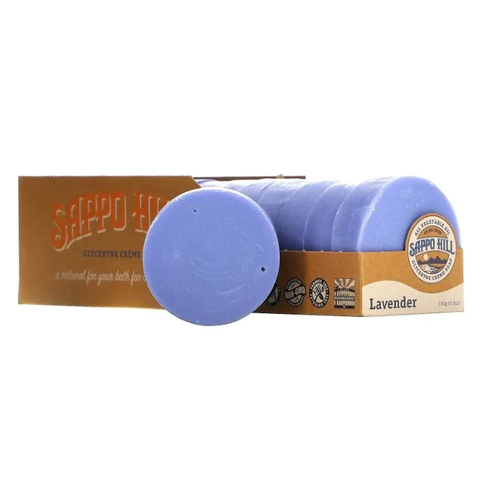 Sappo Soap Bar Soap Lavendar 3.5 Oz - Pack Of 12