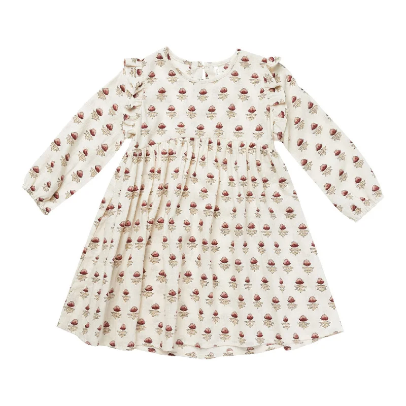 Rylee and Cru Dried Floral Piper Dress