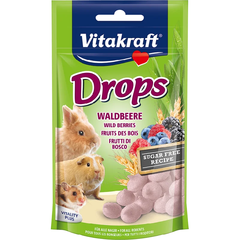 Vitakraft Drops Wildberry for Small Animals 75g