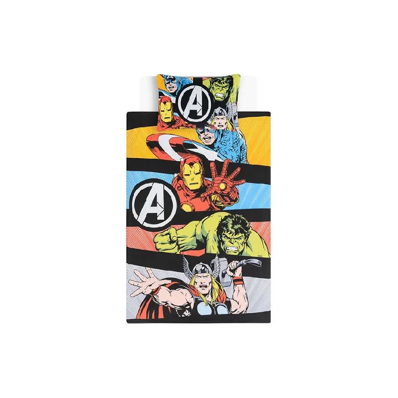 George Home Marvel Avengers Reversible Duvet Set - Single