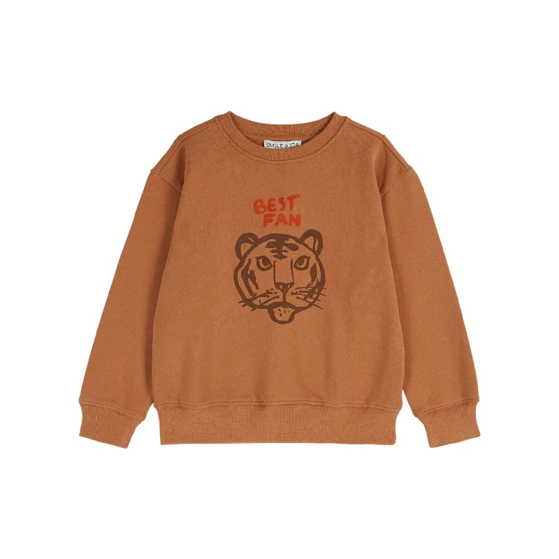 Emile et Ida Croissant Tiger Sweatshirt