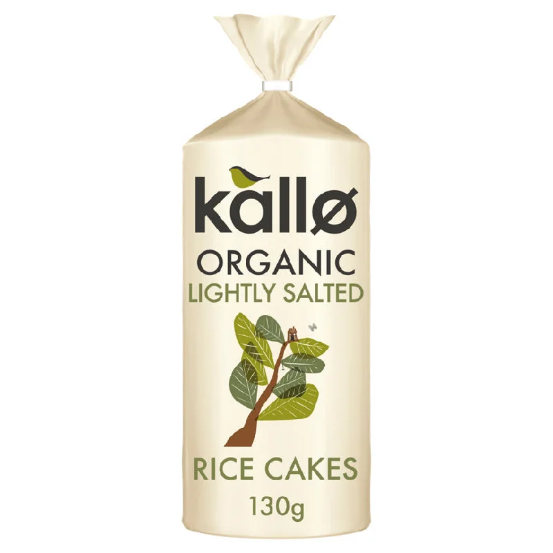 Kallo Organic Lightly Salted Wholegrain Rice Cakes