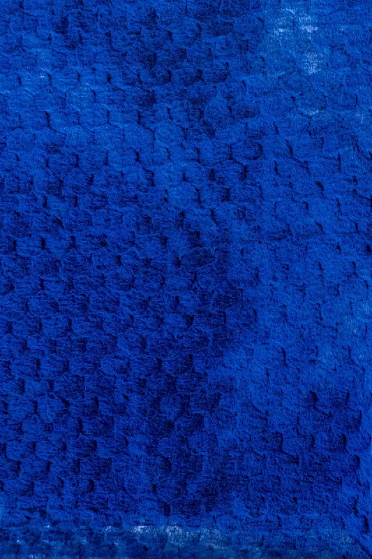 Blue Honeycomb Pet Crate Pad COVER ONLY