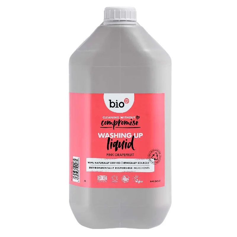 Bio-D Pink Grapefruit Washing Up Liquid 5L