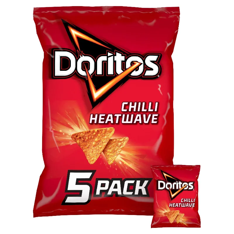 Doritos Chilli Heatwave Multipack Tortilla Crisps Chips 5pk