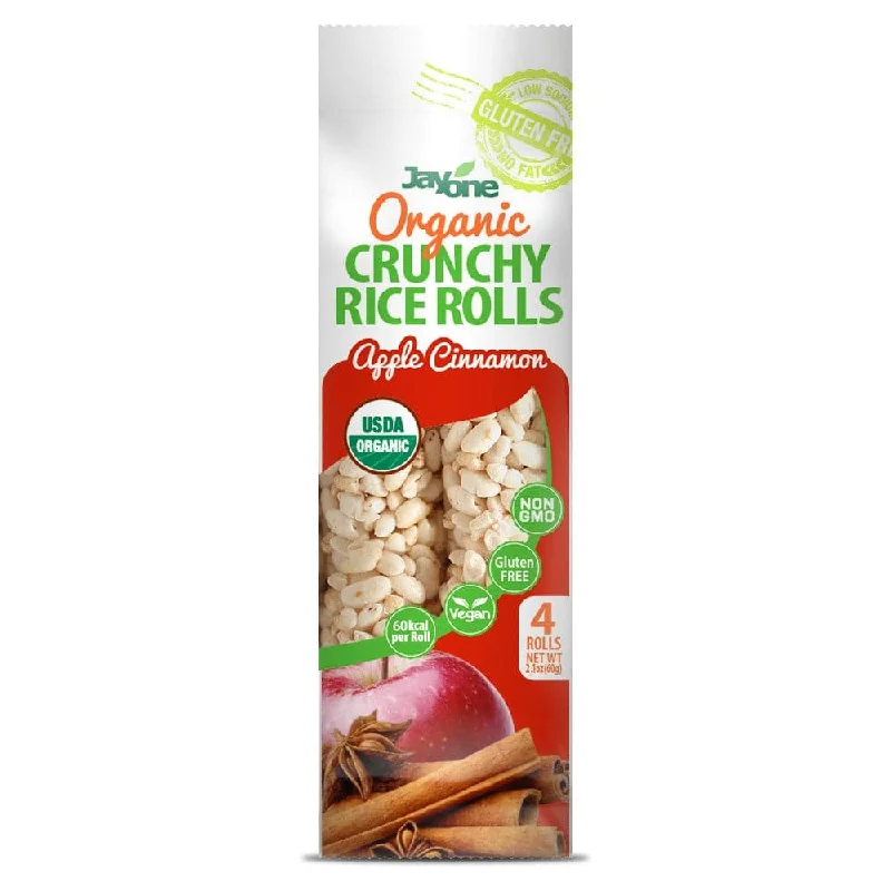 Jayone - Apple Cinnamon Crunchy Rice Snack Roll