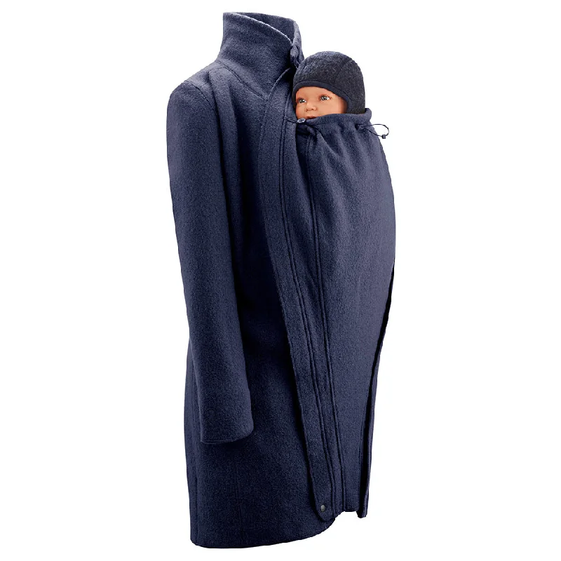 Mamalila Eco Wool Oslo Babywearing Coat - Navy