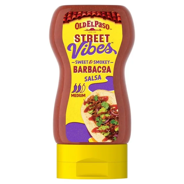 Old El Paso Street Vibes Squeeze Sauce Barbacoa   8 x 263g