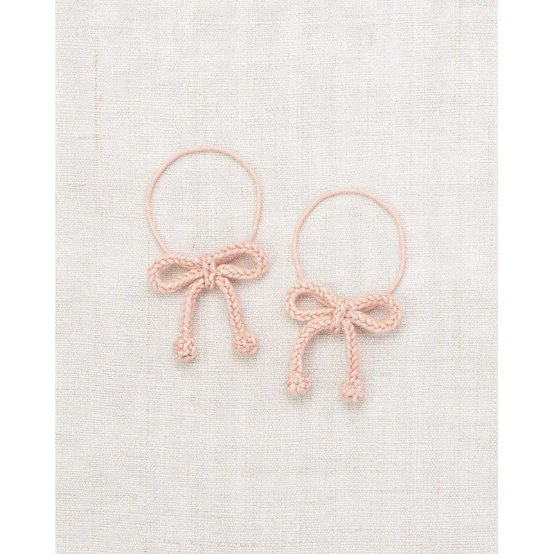 Misha and Puff  Faded Rose Popcorn Bow Elastic Set