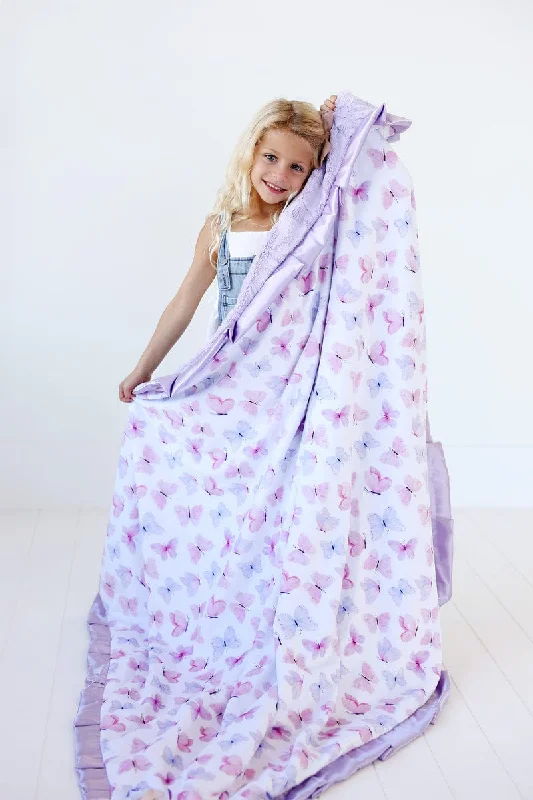 Pastel Butterfly Blanket