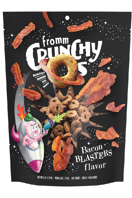 Crunchy Os Bacon Blasters Dog Treats - 6 oz.